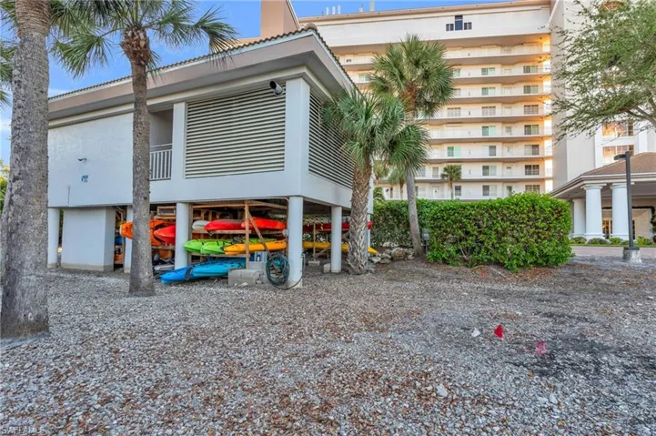 Available kayak storage