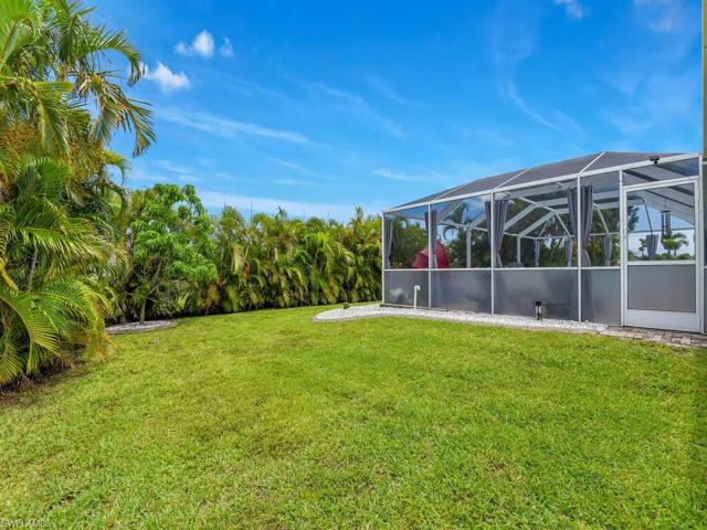 Private backyard