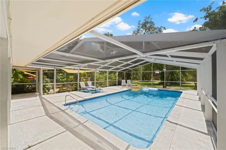 large pool deck