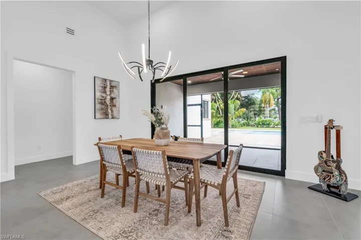Staged Dining Area of sister property
