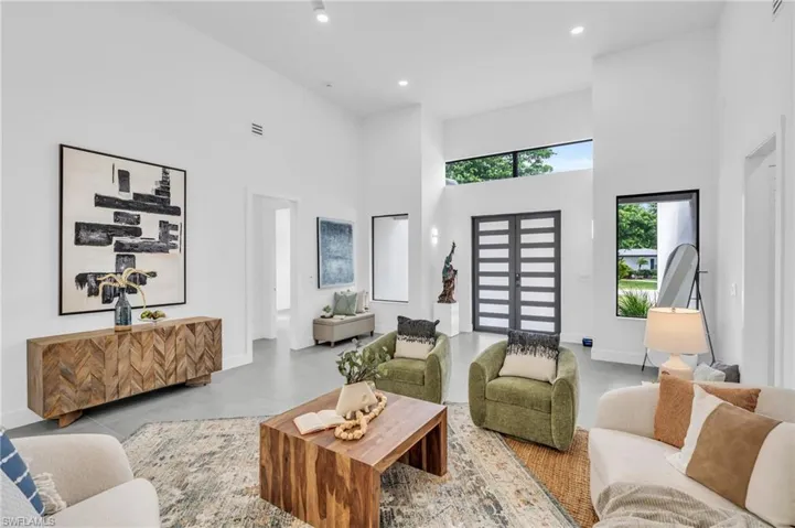 Staged Living room of sister property