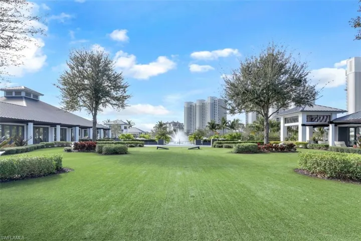 View of green lawn