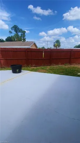 View of patio