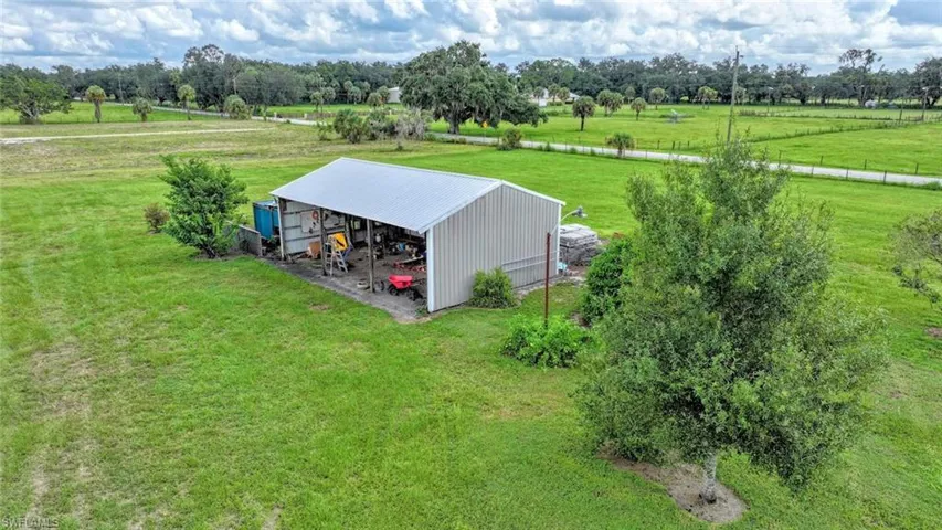 Bird's eye view with a rural view