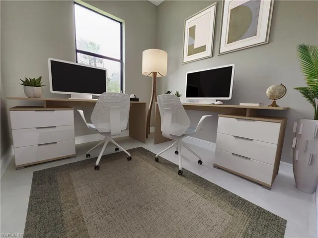 Office featuring baseboards