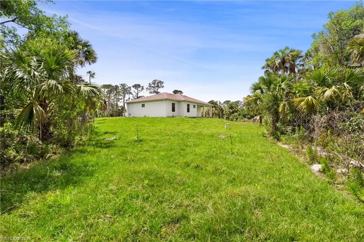 View of green lawn