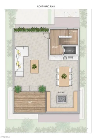 RENDERING:View of floor plan / room layout