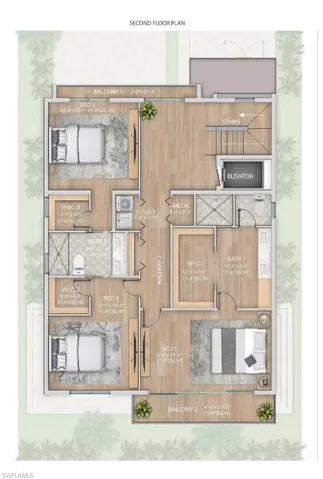 RENDERING:View of room layout