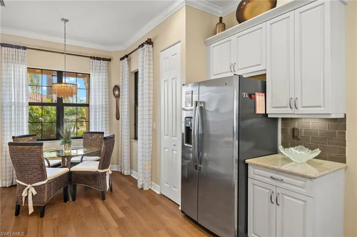 Level 6 cabinets...feel the quality and enjoy the self-close drawer feature! Quartz counters, pantry, breakfast nook, crown molding, AND KINETICO K5 reverse osmosis water filter system!!!