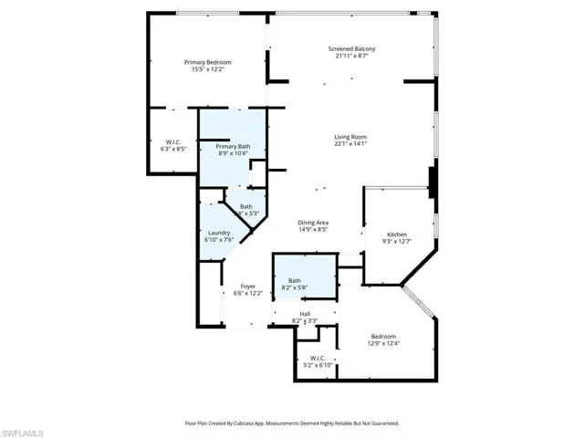 View of floor plan / room layout - Virtually Edited Image