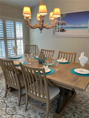 View of dining area