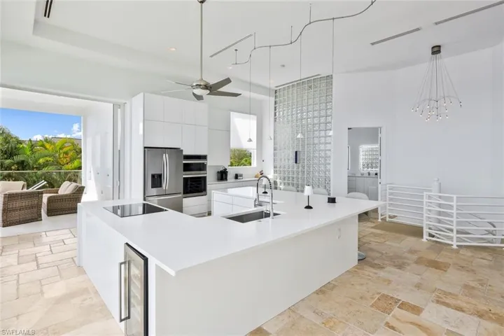 second floor - kitchen area