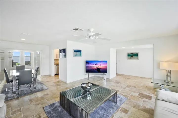 first floor - living and dining area