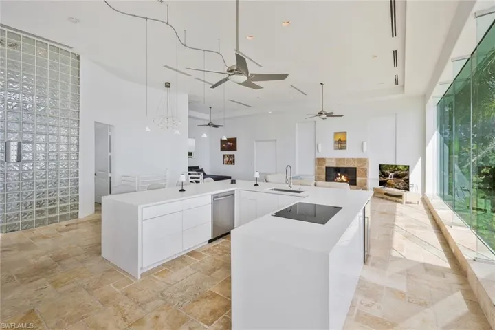 second floor - kitchen area