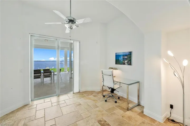 first floor - office/den