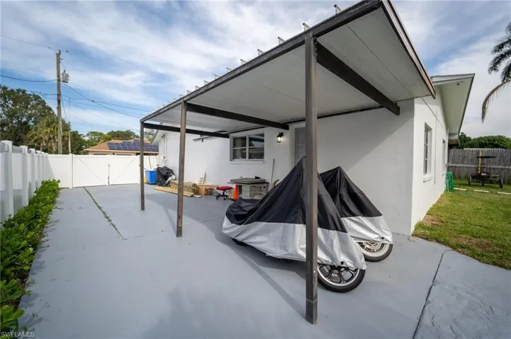 View of patio