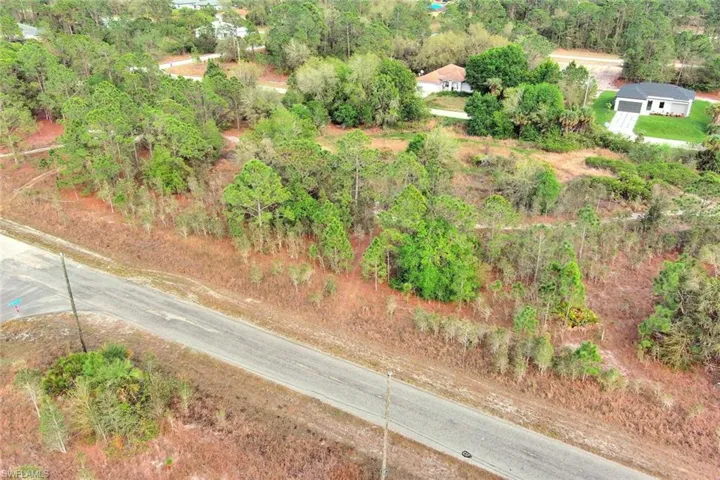 Aerial overview of property's location