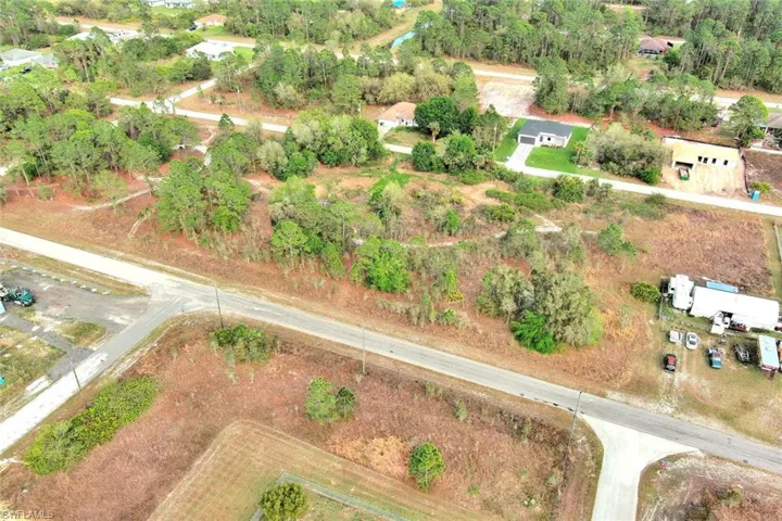 Aerial view of property's location