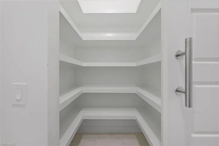 View of storage area