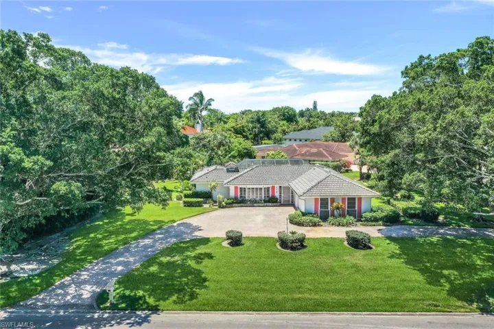 The expansive road frontage provides for a very elegant setting