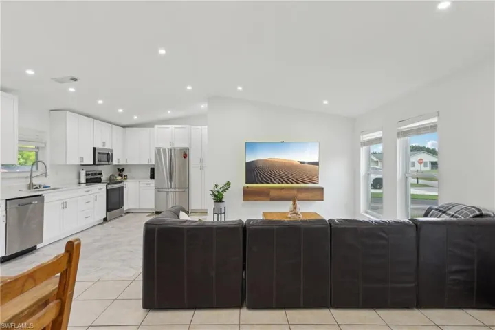 Open concept living/dining/kitchen