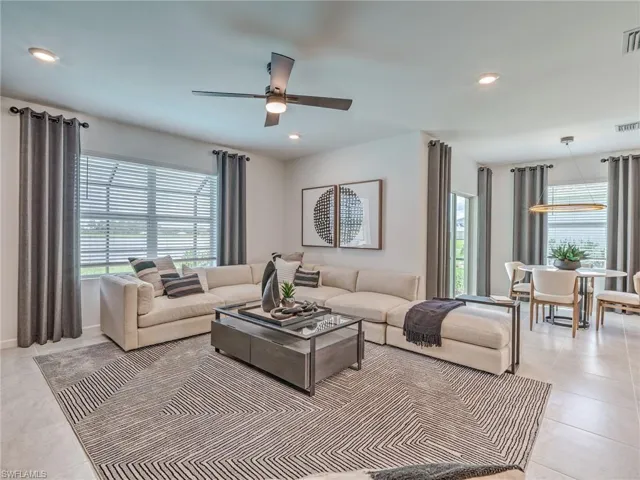 Interior photos are of a staged model home. Illustration purposes only.