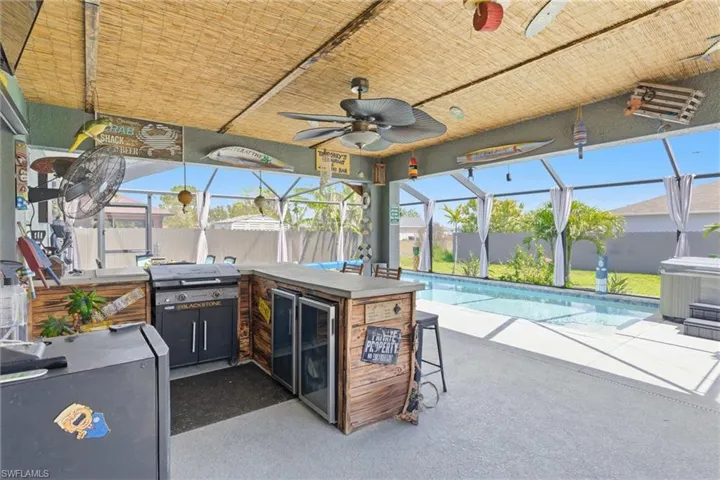 Cook, dine, and socialize in a seamless outdoor space built for entertaining.