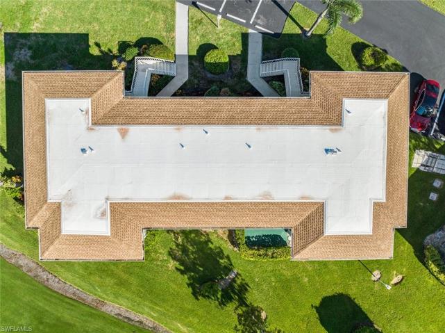 View of brand new roof