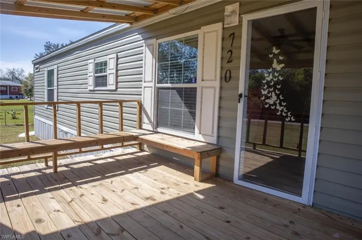 View of deck