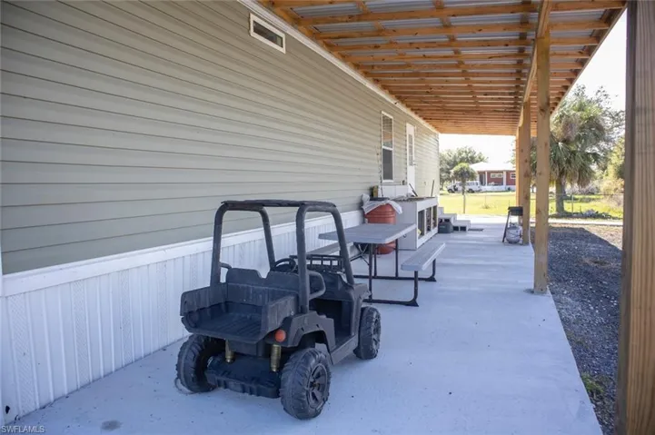 View of patio