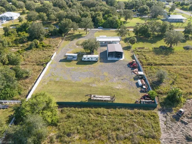Aerial view of property's location
