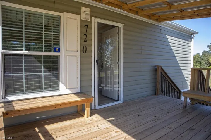 View of deck