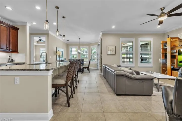 Combination kitchen/dining/great room