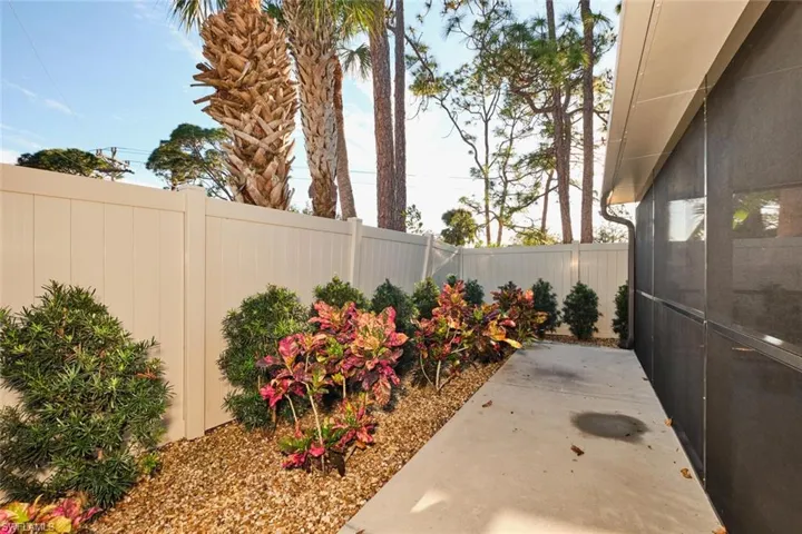 View of yard with a patio