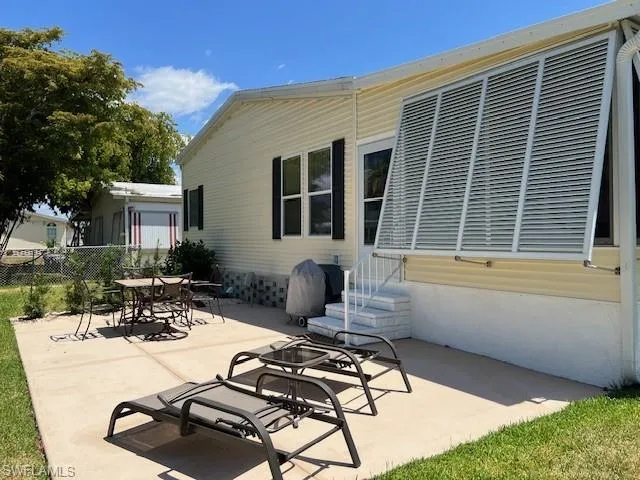 Back patio
