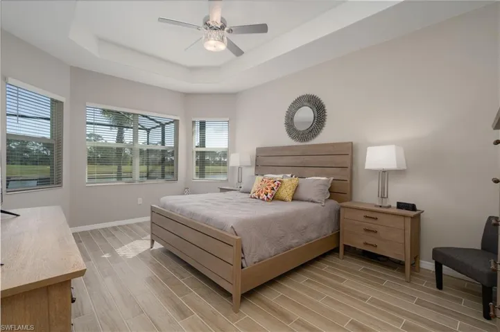 Large bedroom with oversized closet. This room has private lanai access too!