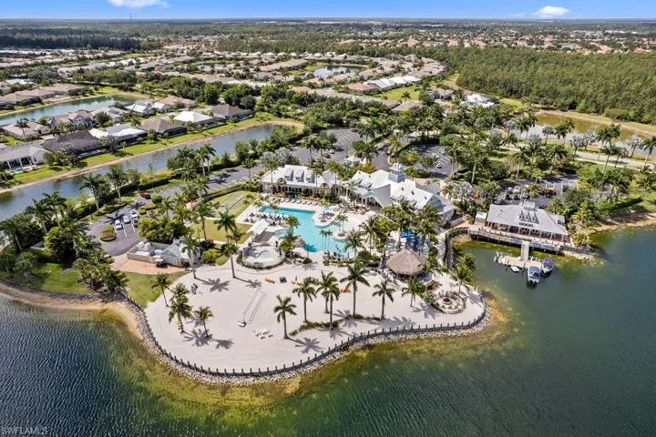 Clubhouse with Lake Beach