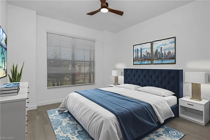 Guest Bedroom located at front of the home is perfect for guests. (photo is from staged home in community)