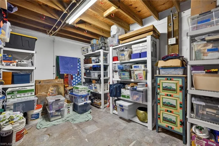View of storage room