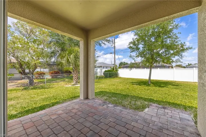 View of patio / terrace with a fenced backyard