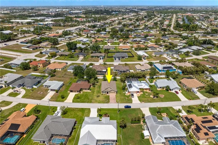 Bird's eye view featuring a residential view