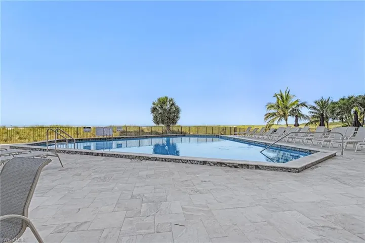 Pool featuring a patio area