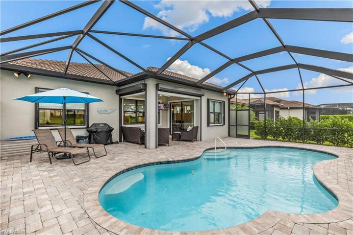 Heated Pool with gorgeous outdoor living