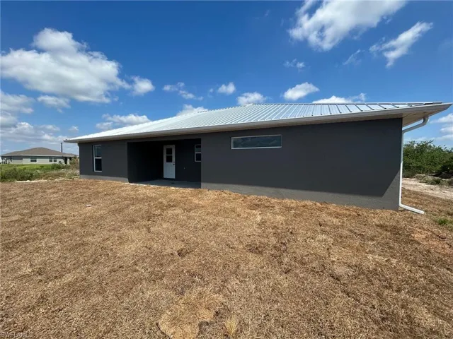 View of back of house