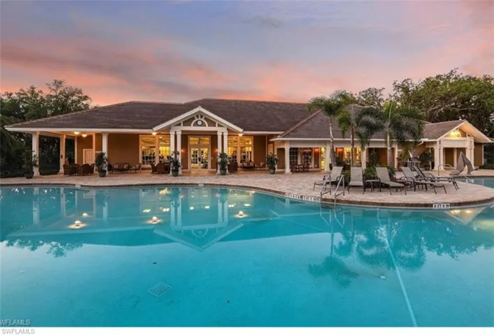 Lap Pool at dusk