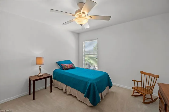 4th Bedroom with Walk-in Closet and Lake Views