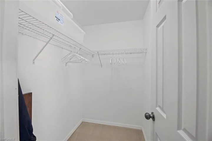 Huge Guest Bedroom Walk-in Closet