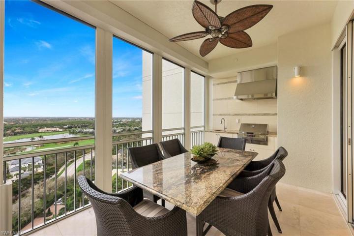 Enjoy the convenience of a gas grill on the lanai.