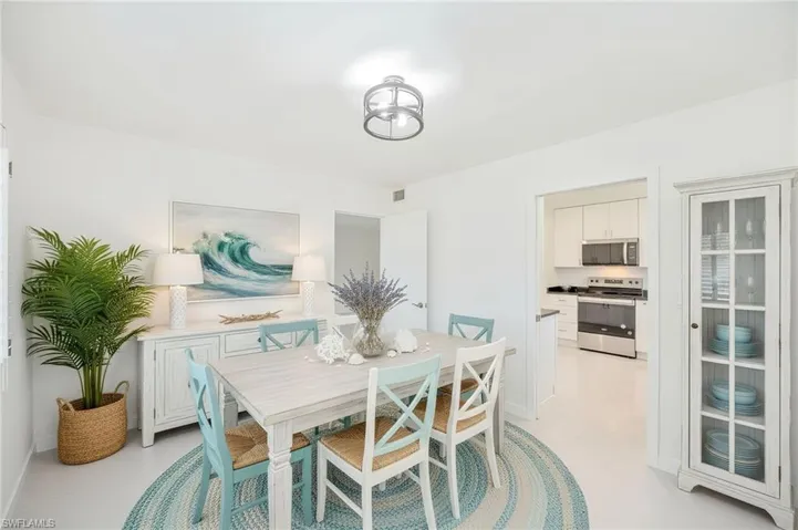 Dining Area Staged