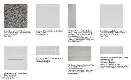 Design Selections. Home is currently under construction, selections subject to change.